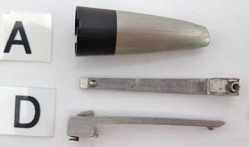 ITEM #LAMY 2000 PARTS: INCLUDES SECTIONS FOR FOUNTAIN PENS & BALLPOINTS, SEALS & CLIP.